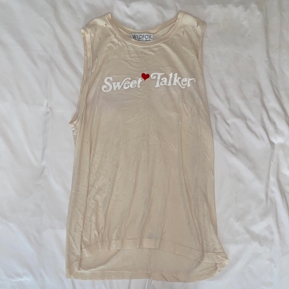 Distressed Wildfox tank top - Picture 1 of 2